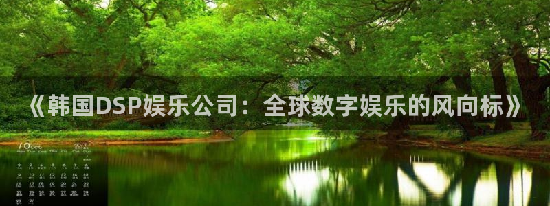 新宝gg官网：《韩国DSP娱乐公司：全球数字娱乐的风向标》